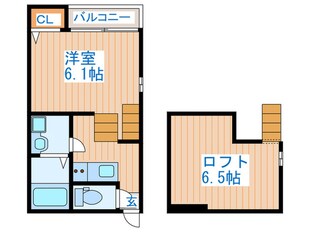 ハーモニーテラス岩切Ⅳの物件間取画像